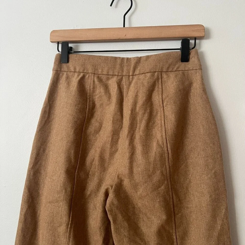 NWT Eileen Fisher Honey Ankle Wool Lantern Pants Women's Size XXS